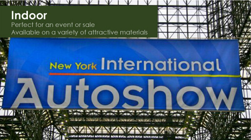 Vinyl Banners - Durable outdoor vinyl. Hemming & Grommets free!