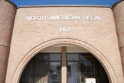 North American Decal Premises in Markham Ontario